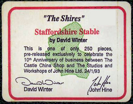Staffordshire Stable