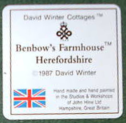 Benbow's Farmhouse Herefordshire (also known as John Benbow's Farmhouse)