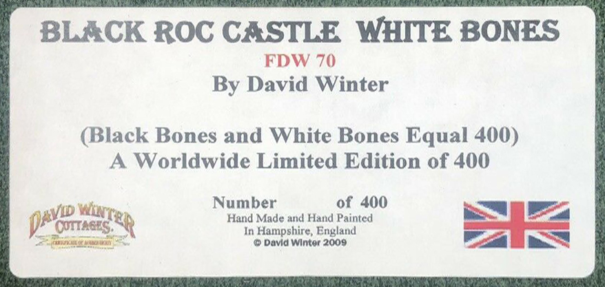 Black Roc Castle - White Bones (Limited Edition)