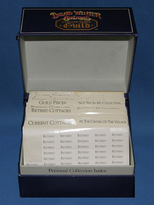 Collectors Guild Collection Index Box