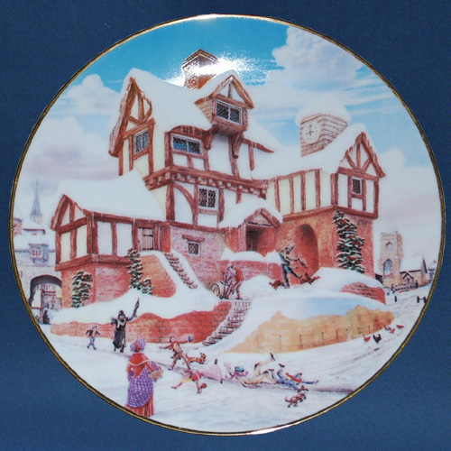 Ebenezer Scrooge's Counting House Plate