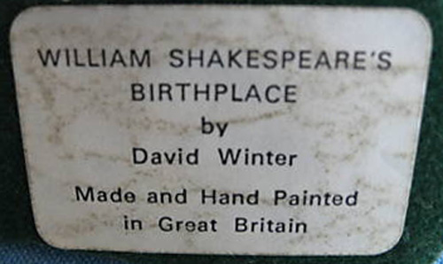 William Shakespeare's Birthplace