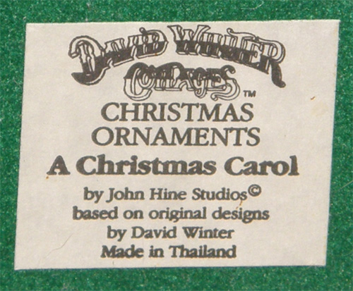 Christmas Ornaments - A Christmas Carol